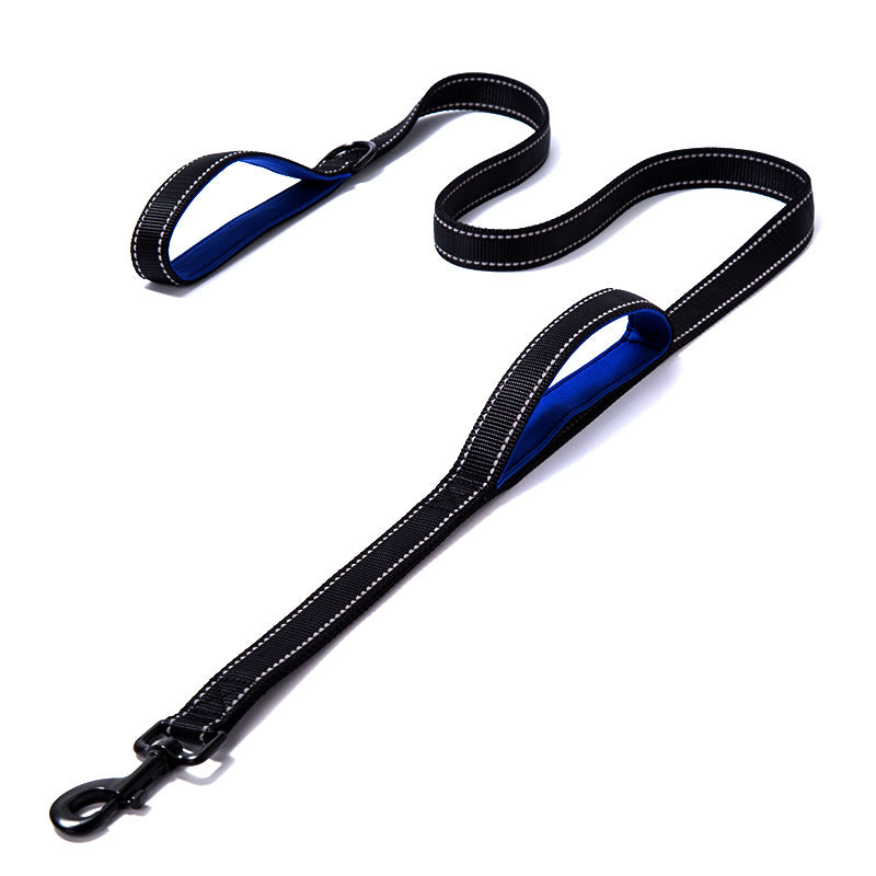 Double Thickened Reflective Nylon Leash for Dogs