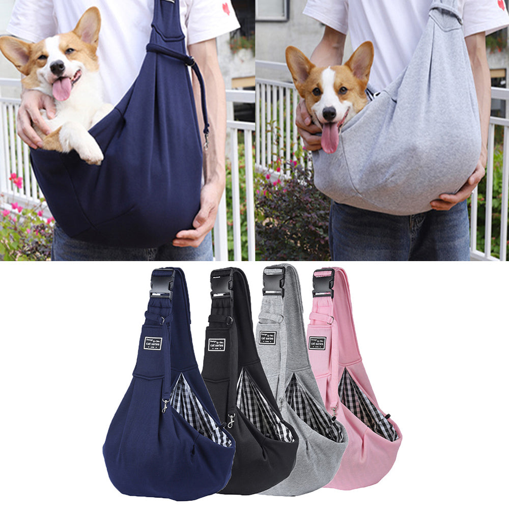 Soft Travel Carrier Bag for Dogs in Blue, Gray, Pink, Black