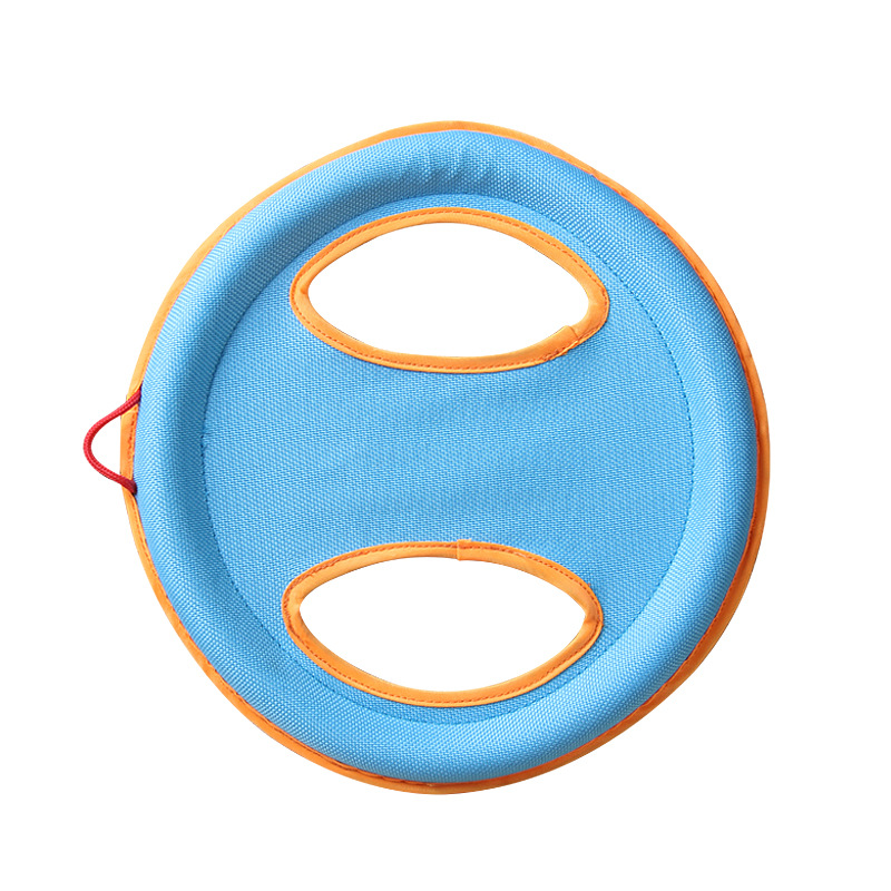 Soft Edge Flying Disc Dog Toy, Colorful & Blue