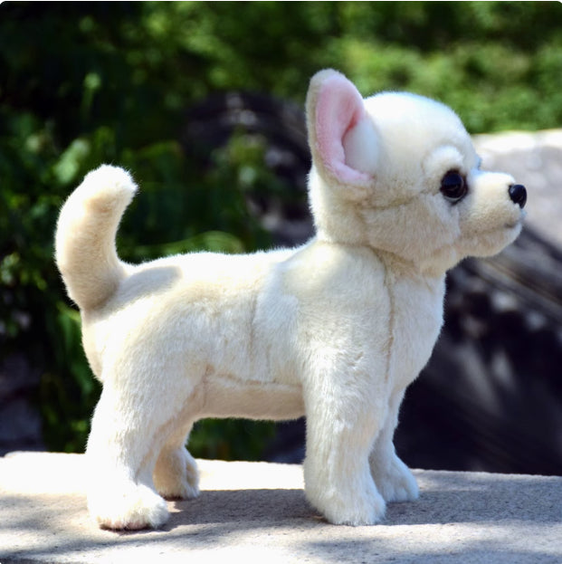 Soft Plush Dog Toy in Multiple Colors