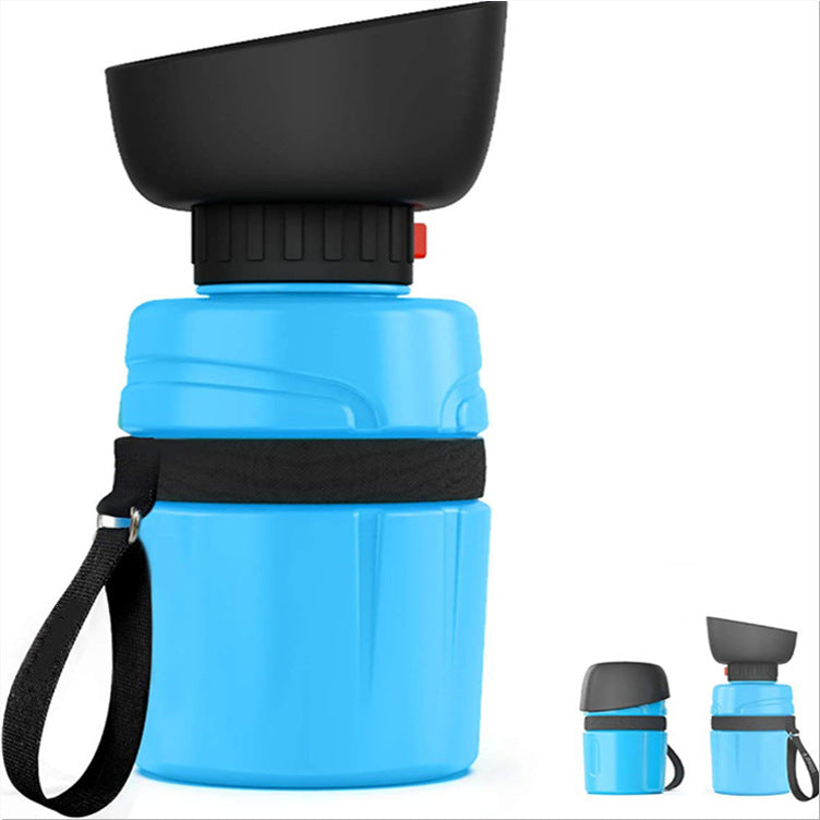 Portable Dog Water Bottle in Blue, Rose Red, Tiffany
