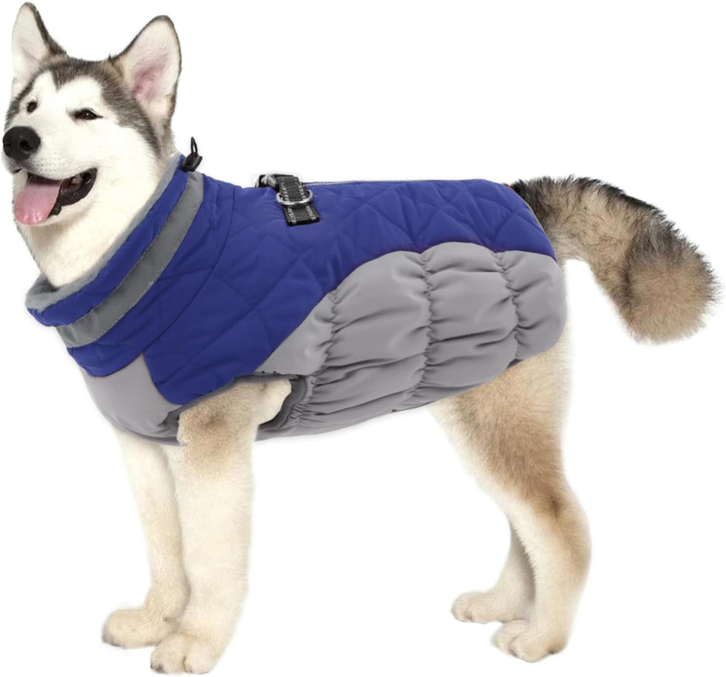 Windproof Padded Winter Dog Coat in 9 Colors
