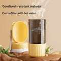 Portable Water Dispenser Bottle for Dogs in Gray and Yellow