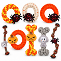 Halloween Tug Of War Spider Plush Dog Toy