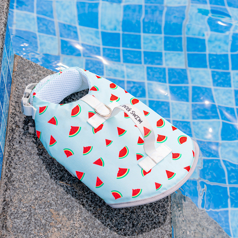 Animal-Shaped Dog Swim Vest in Multiple Colors