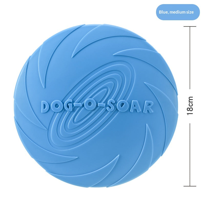 Bite-Resistant Flying Disc Fetch Toy in 6 Colors