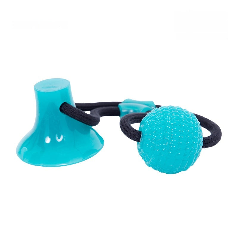 Natural Rubber Chew and Fetch Toy with Rope