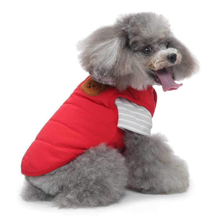 Dog Winter Coat with Breast Collar and Leash