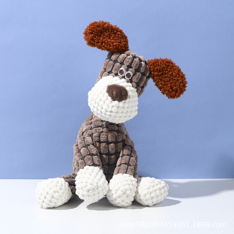 Funny Donkey Plush Dog Toy with Squeaky Sound