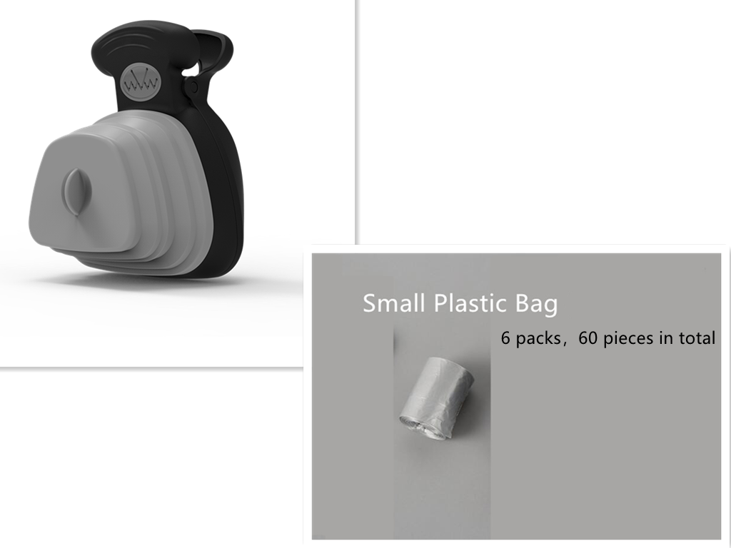 Poop Bag Dispenser with Spoon Tool