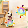 Cartoon Plush Flying Disc Toy for Outdoor Play