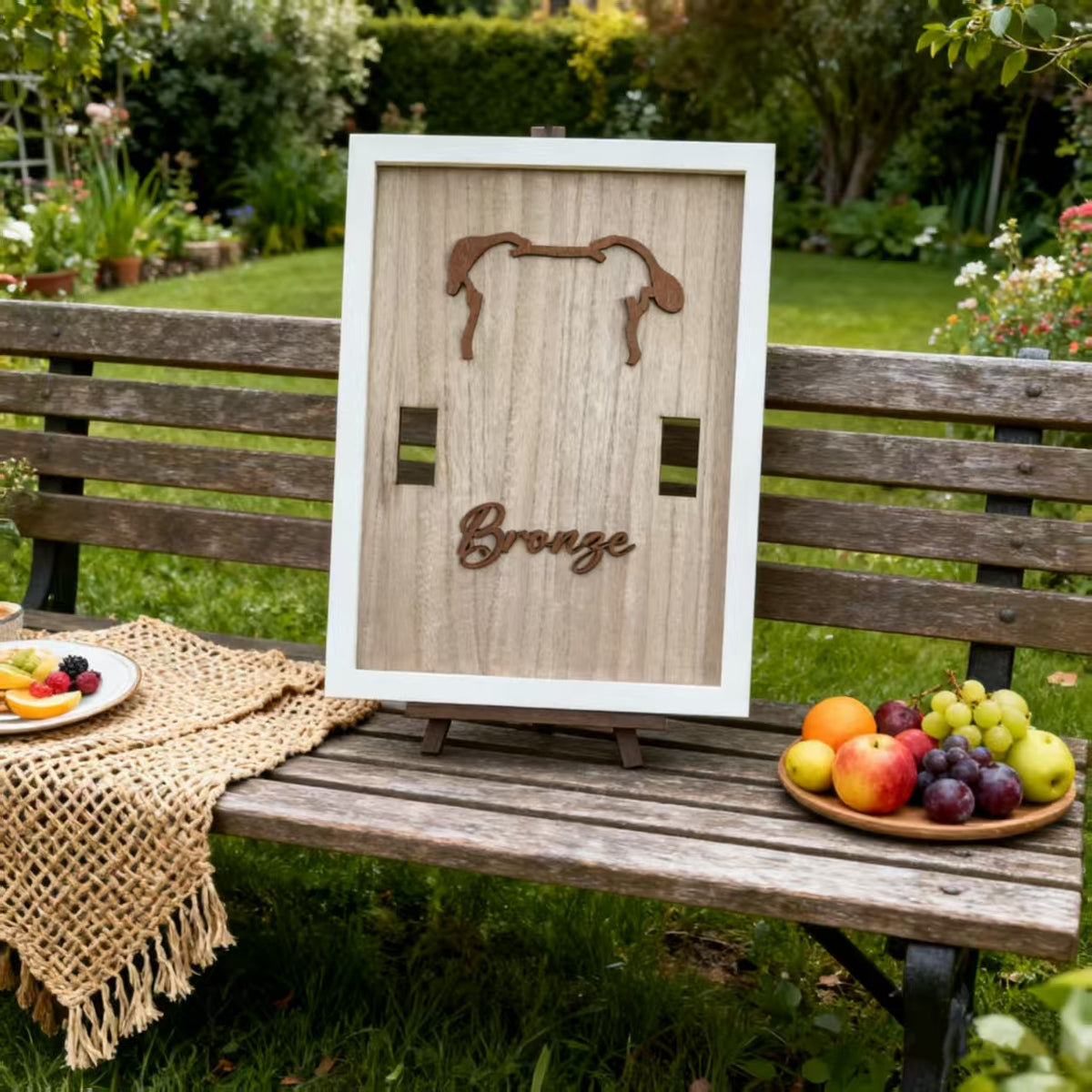 Wooden Dog Memorial Collar Frame