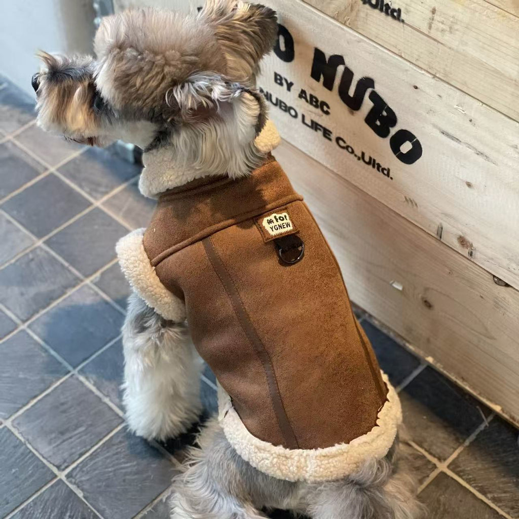 Dog Fleece Lined Winter Coat for Pets