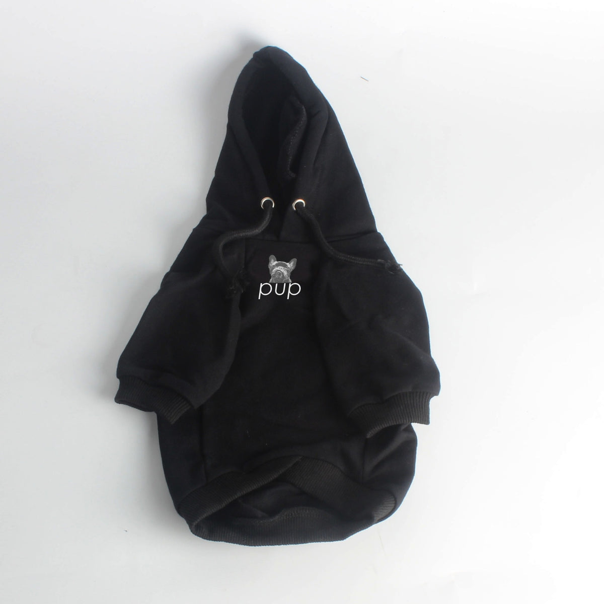 Cotton Dog Hoodie in Black, White, Red, Pink