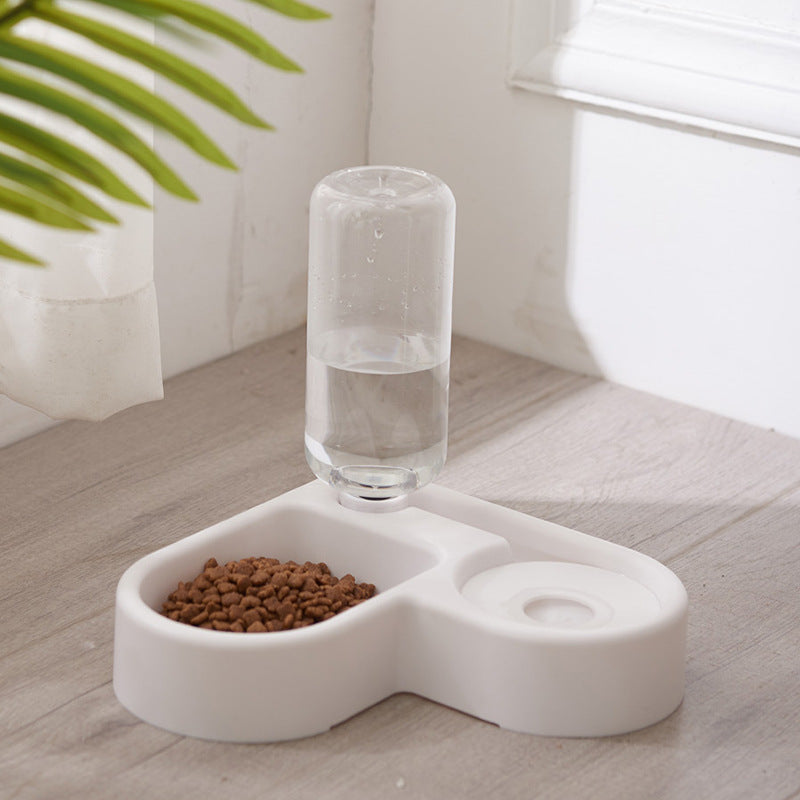 Double Bowl Dog Feeder, Non-Slip Design