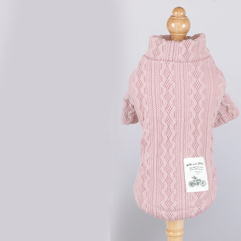Cozy Knit Pullover Dog Sweater