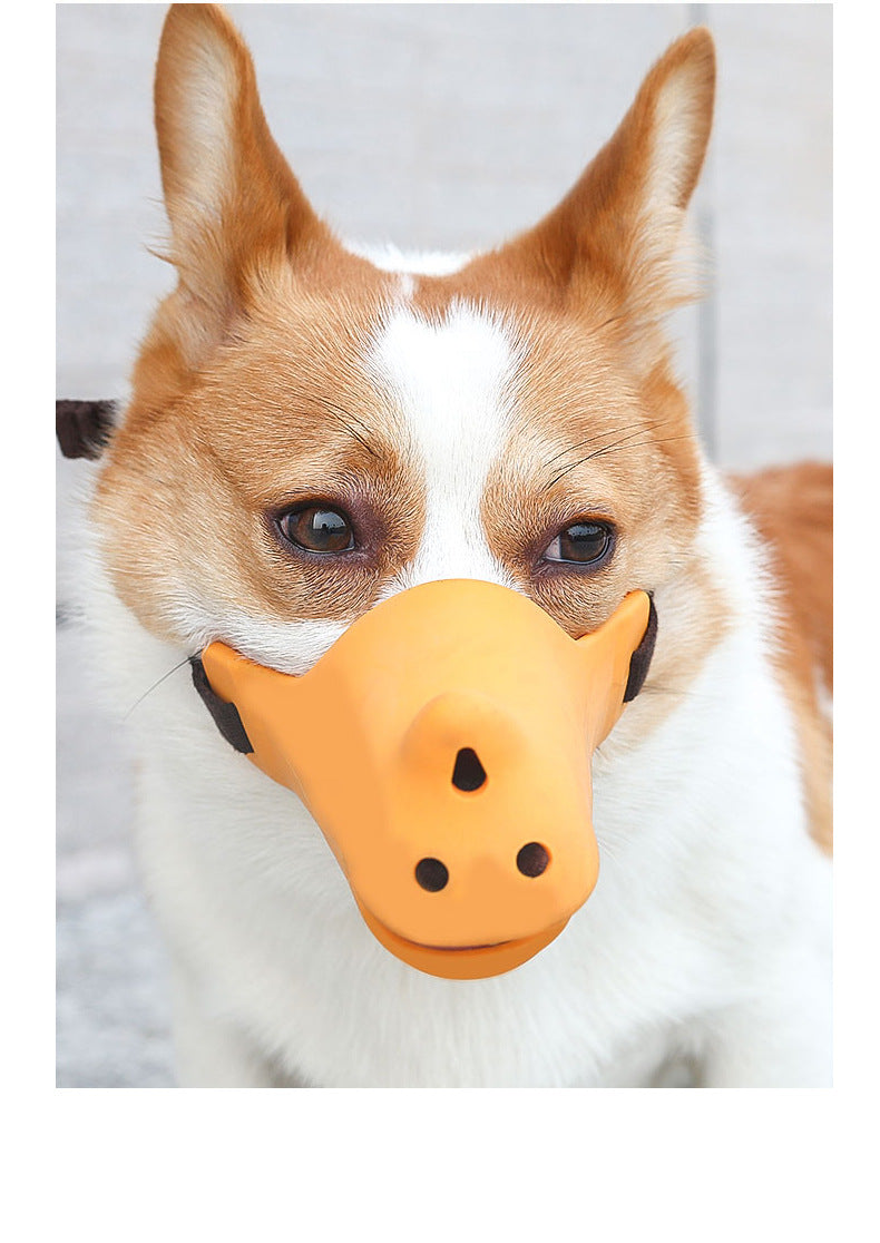Adjustable Pure Silicone Dog Muzzle in Multiple Colors