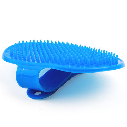 Soft Silicone Dog Bath Brush in Multiple Colors