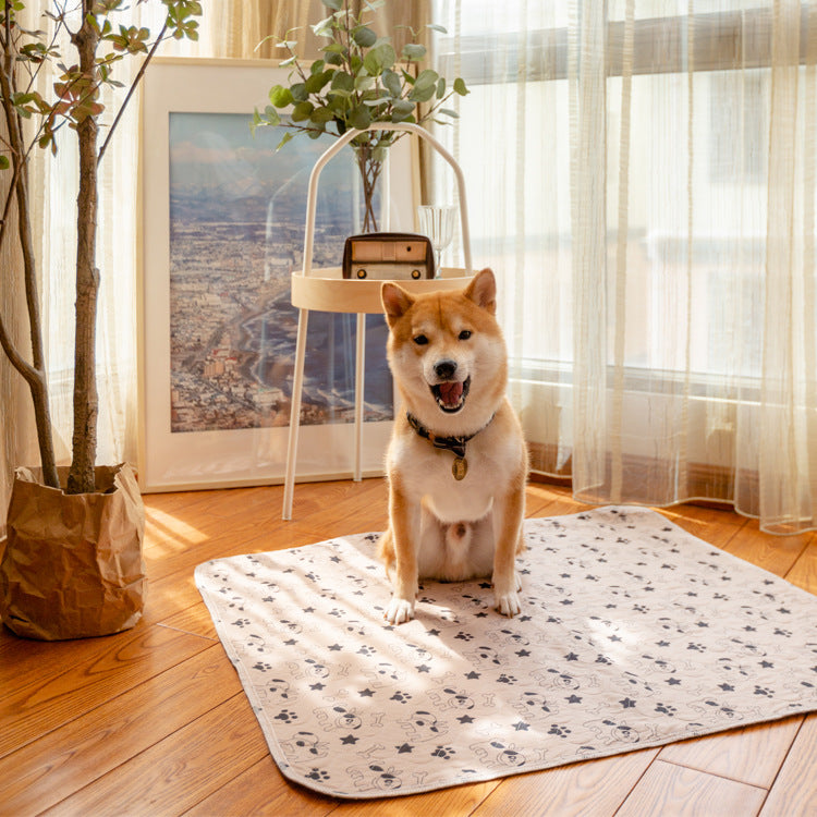 Dog Training Pad with Bone Print Design