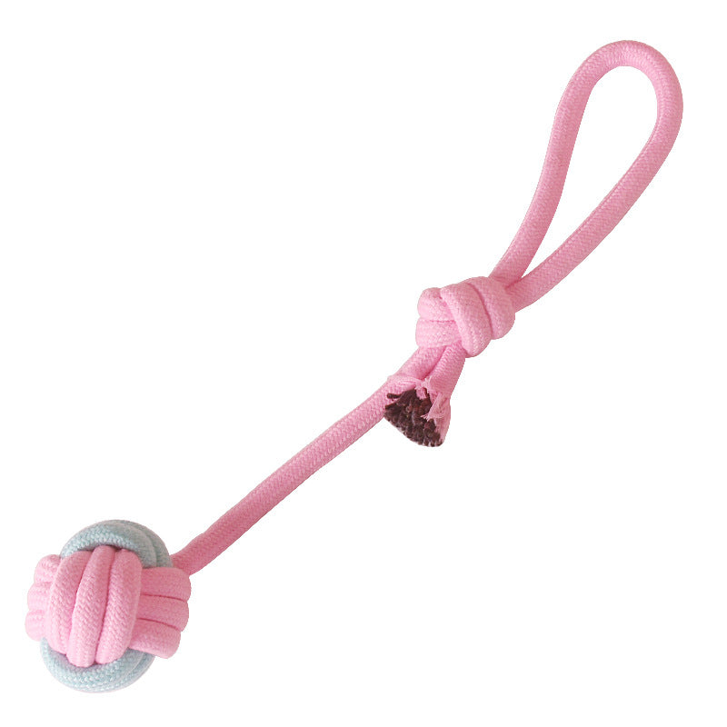Cotton Rope Dog Chew Toy with Multiple Play Styles