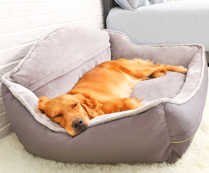 Dog Sofa Bed in Grey