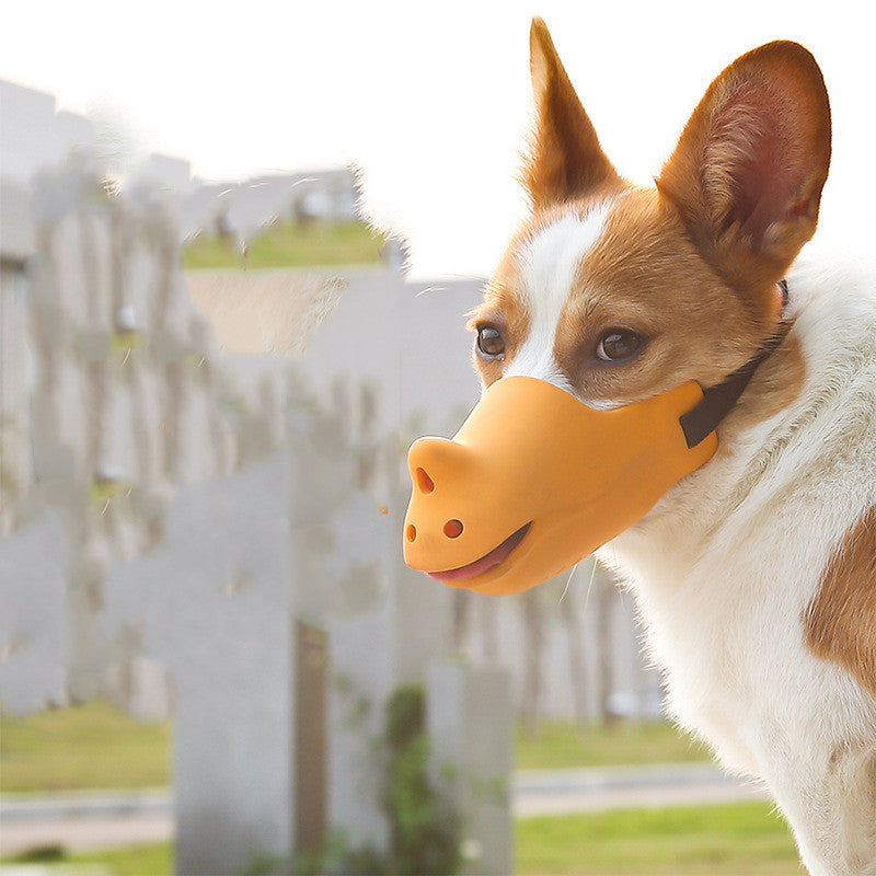 Adjustable Pure Silicone Dog Muzzle in Multiple Colors