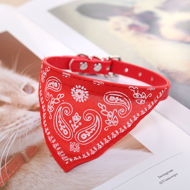 Dog Collar Triangle Saliva Towel in Multiple Colors