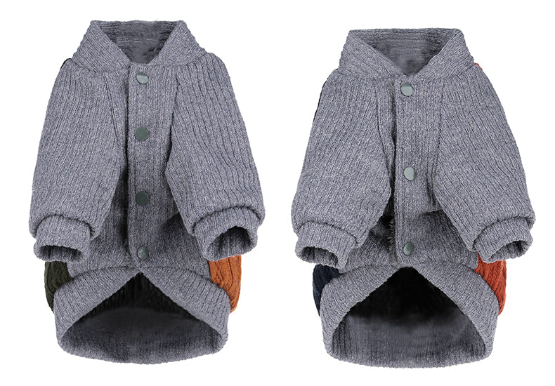 Blue and Green Dog Sweater for Small and Large Dogs