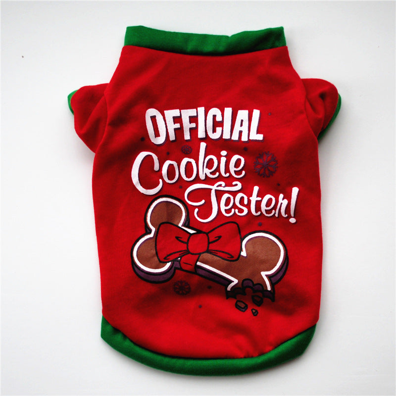 Christmas Costume Vest T-Shirt for Dogs