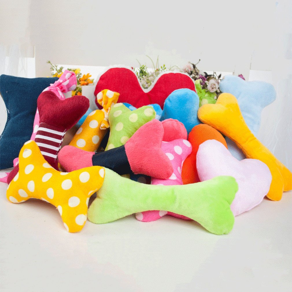 Plush Squeaky Pillow Toy for Dogs
