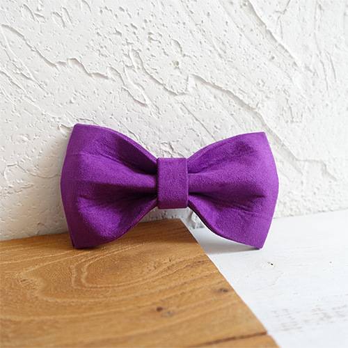 Solid Color Dog Bow Tie Collar