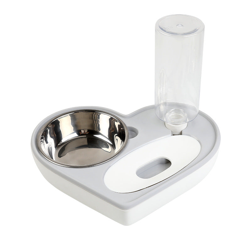 Double Bowl Dog Feeder, Non-Slip Design