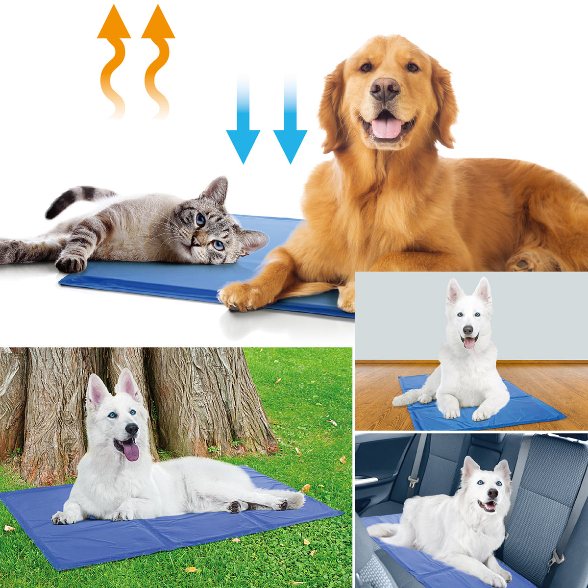 Cooling Mat Dog Bed, Teddy Style