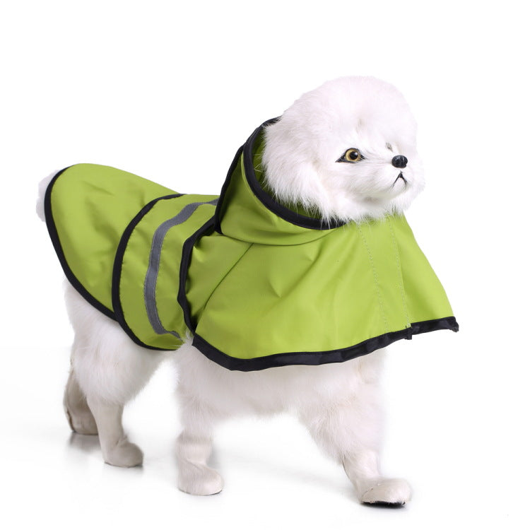Dog Raincoat Poncho in Multiple Colors