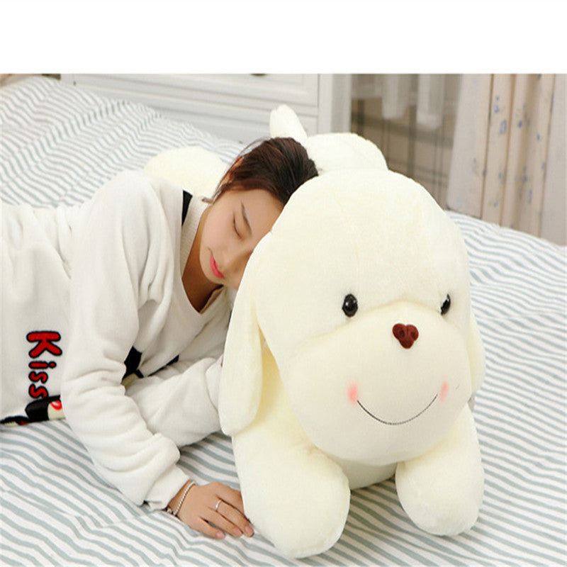 White Plush Dog Toy