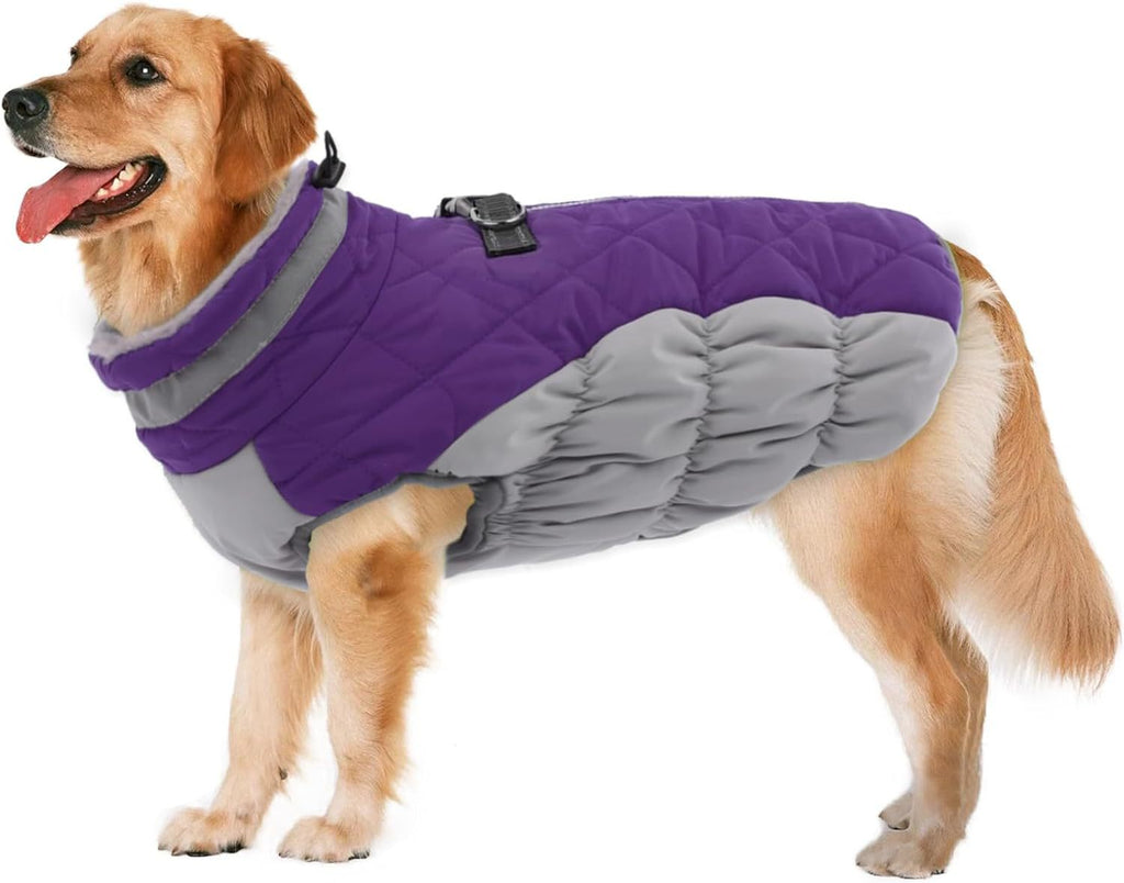 Windproof Padded Winter Dog Coat in 9 Colors