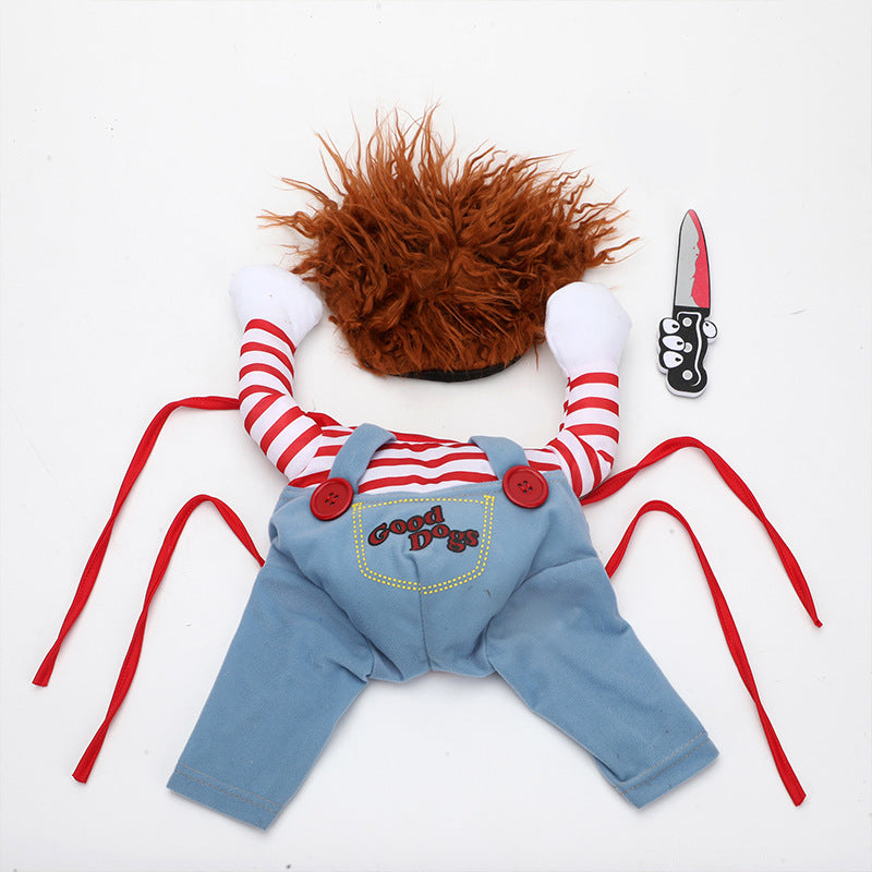 Halloween Costume for Dogs, Adjustable Scary Outfit