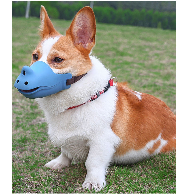 Adjustable Pure Silicone Dog Muzzle in Multiple Colors