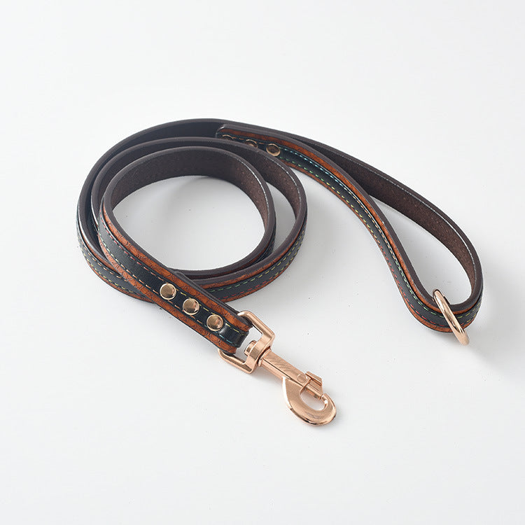 Durable Dog Collar and Leash Set in Multiple Colors