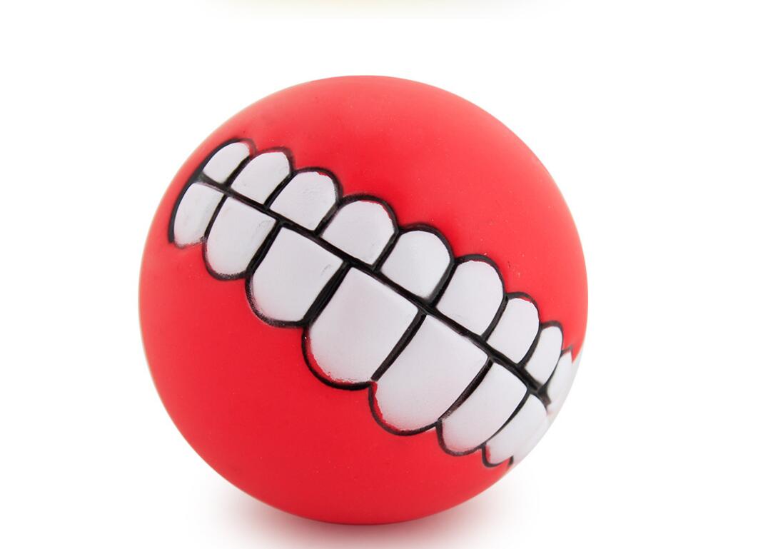 Colorful Rubber Dog Teeth Ball