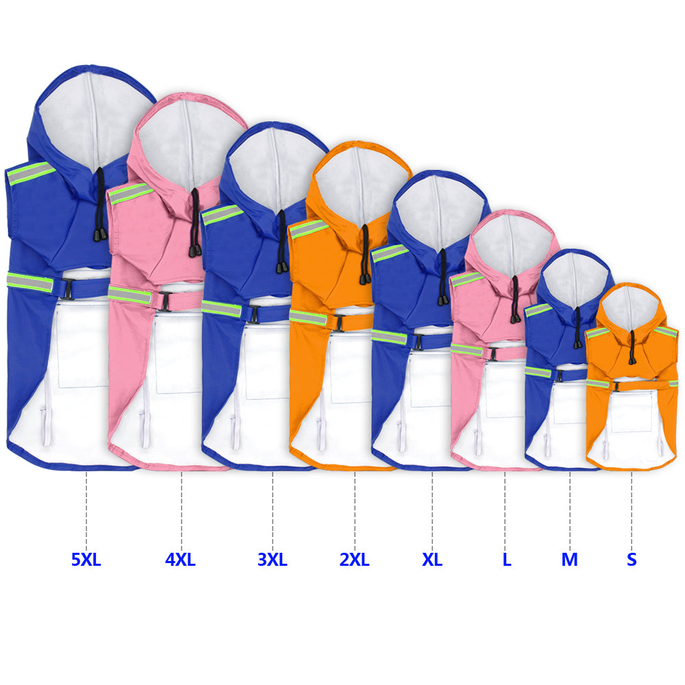 Waterproof Reflective Raincoat for Dogs
