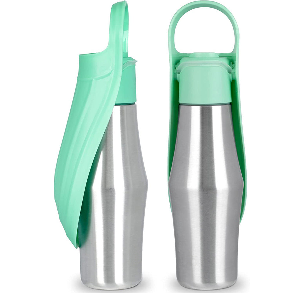 Portable Dog Water Bottle with Soft Silicone Design