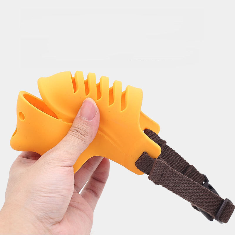 Adjustable Pure Silicone Dog Muzzle in Multiple Colors