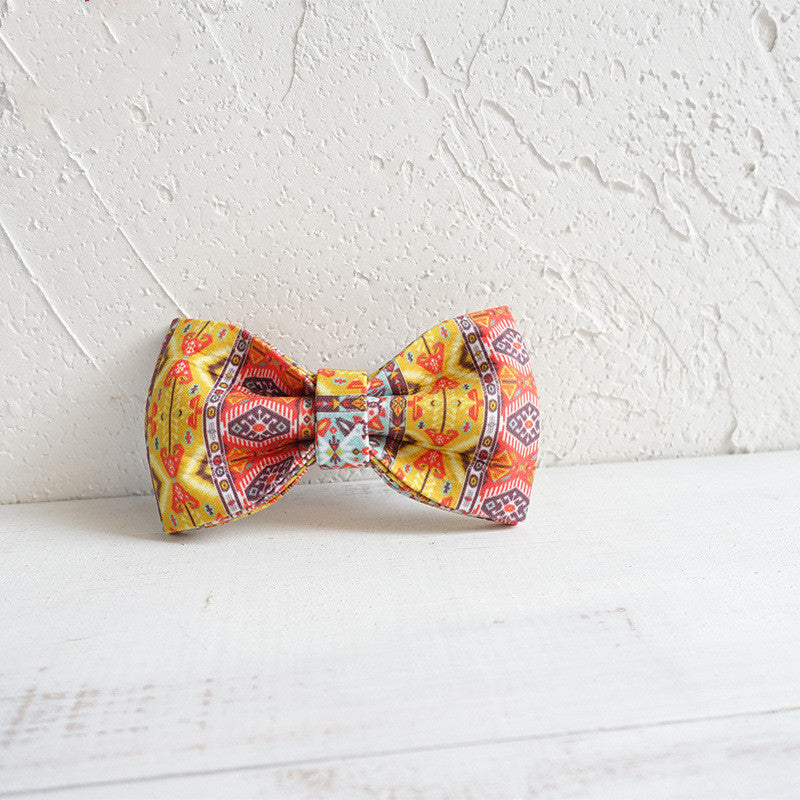 Bohemia Dog Bow Tie Collar