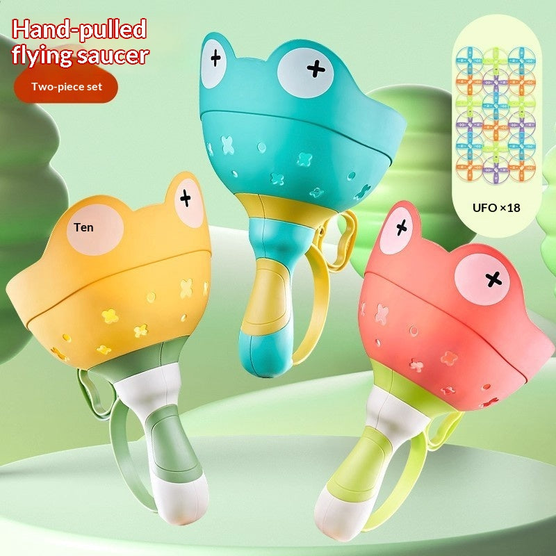 Flying Disc Toy for Dogs in Yellow and Red
