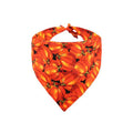 Halloween Pumpkin Dog Bandana Triangle Scarf