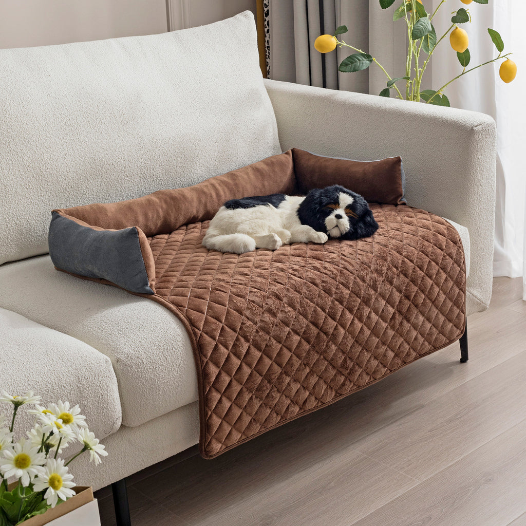 Pet Pad Sofa Bed with Pillow in Multiple Colors
