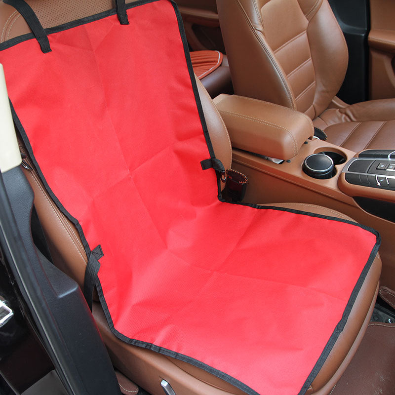 Waterproof Car Seat Cover for Dogs in Red, Blue, Black