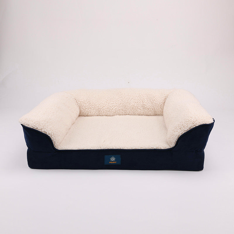 Navy Blue Sofa Dog Bed Four Seasons Universal