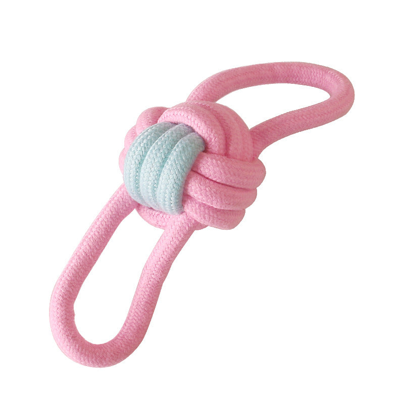 Cotton Rope Dog Chew Toy with Multiple Play Styles
